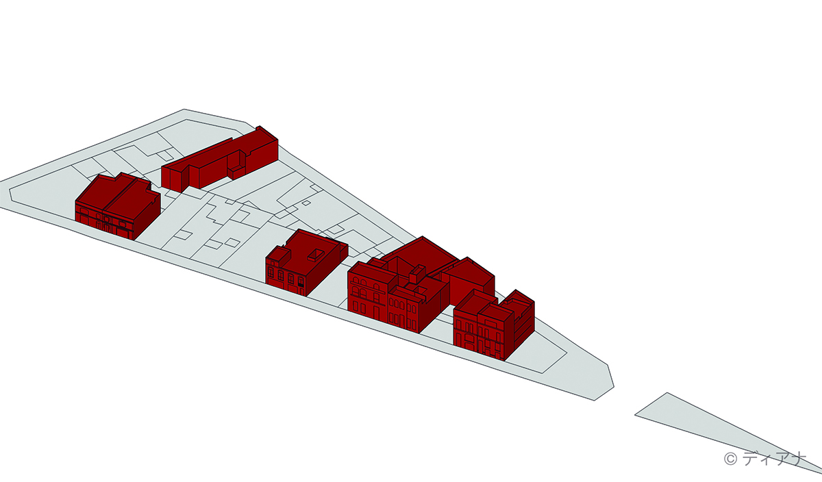 Protected properties | Axonometric view | Teamwork