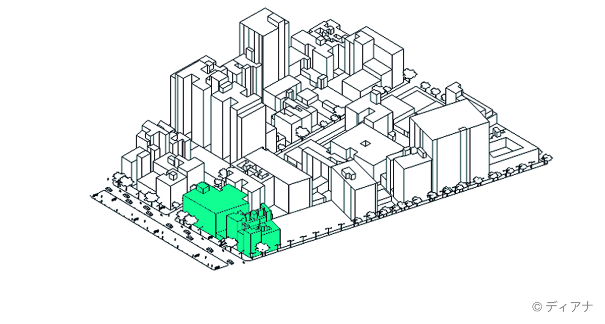 Existing | Axonometric View | Diana Carrillo Silva