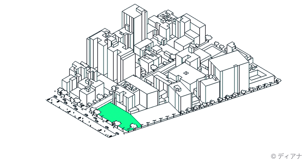 Site | Axonometric View | Diana Carrillo Silva