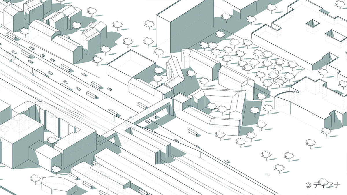 Tumba Station 2018 | Axonometric view | Diana Carrillo Silva